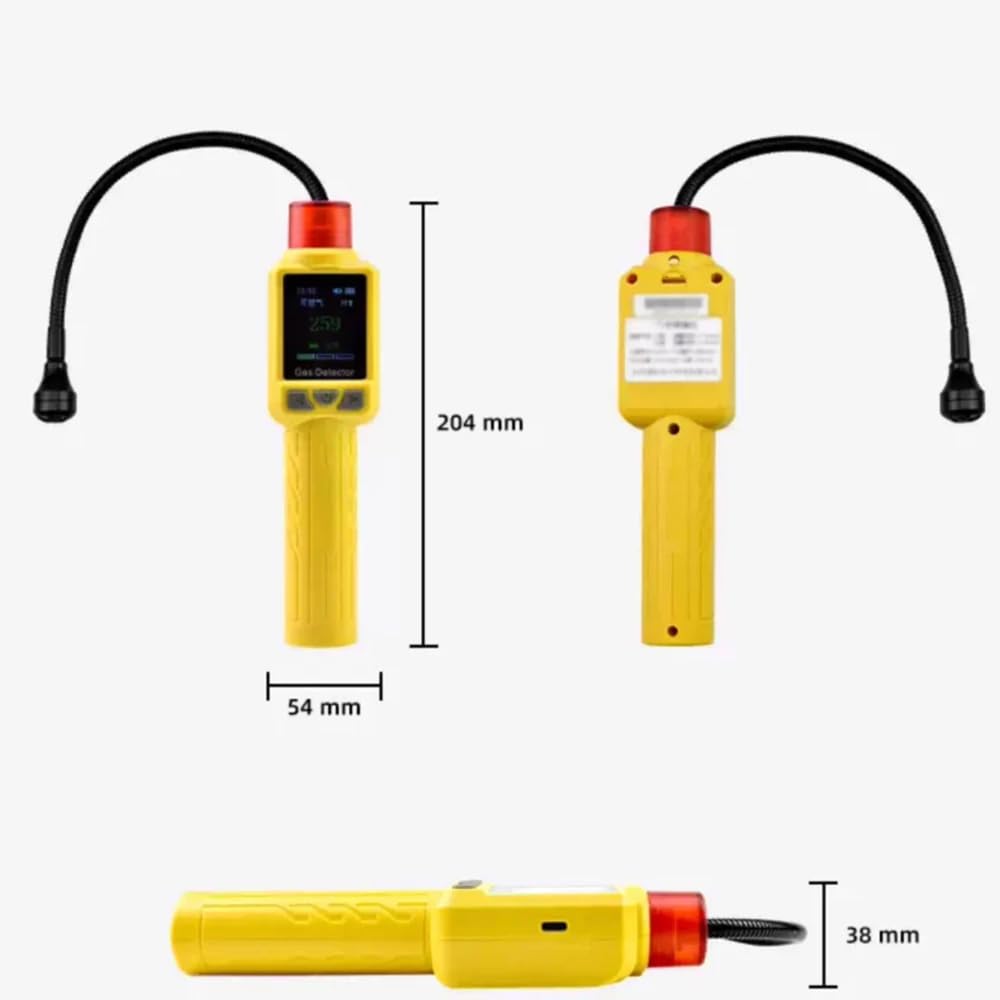Detector Portátil de Fugas de Refrigerante para Aire Acondicionado Automotriz, Detección de Gases Combustibles, Freón, Halógeno y Gas Natural