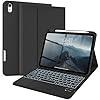 kenke Funda para iPad de 11/10ª generación con teclado de 11/10.9 pulgadas 2025 A16/2022, Bluetooth inalámbrico desmontable con soporte para lápiz lateral derecho, trackpad multitáctil retroiluminado
