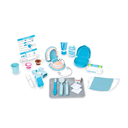 Image of Melissa & Doug Medical Play Bundle - 25-Piece Super Smile Dentist Kit with Oversized Teeth & 25-Piece Get Well Doctor Kit with Medical Tools, Kids Pretend Play Sets Ages 3+