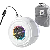 Cassa Impermeabile,Dispositivo Audio con e LED | Altoparlante da Doccia con Illuminazione - Per Famiglia Amici Campeggio Piscina Escursioni Nuoto