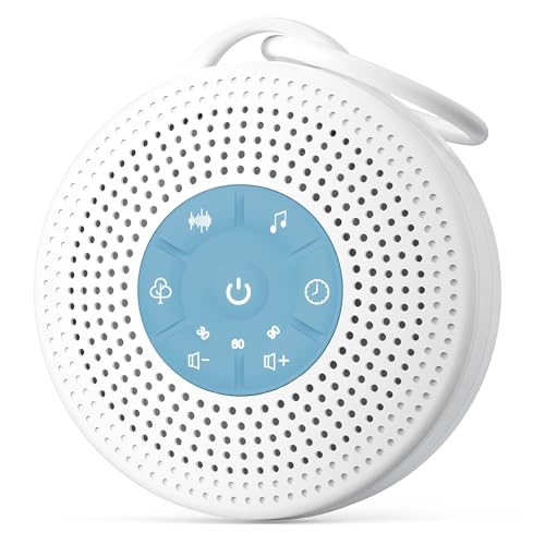 Máquina de ruido blanco para bebés con temporizador y 21 sonidos relajantes para dormir