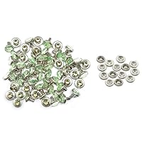 Trimming Shop 8 Mm Strass Clous Rivet Pour Cuir Artisanat Avec AB