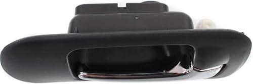 Miniatura 4 de KarParts360 Para Honda Civic - Manija de puerta interior delantera, bisel negro del lado del pasajero con palanca cromada (2001-2005)  Recorte todos