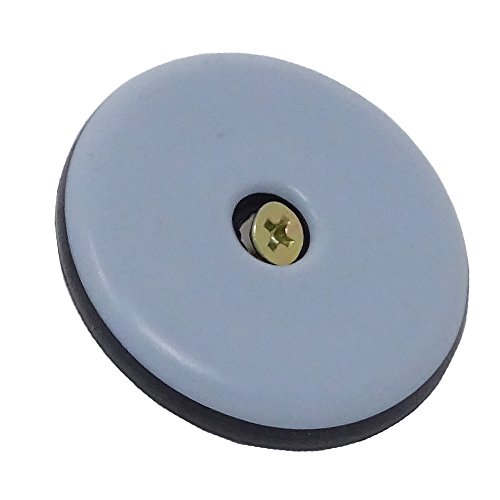 SBS Lot de 16 rondelles de meubles à vis en téflon pour protéger les sols, 50 mm de diamètre 5 mm d'épaisseur