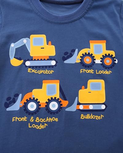 Image of AIWUHE Toddler T Shirts Cotton Summer Tshirts Boys Girls Short Sleeve Tee Tops Casual Graphic Clothes Crew Neck Shirts 2-6Y