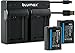 Produktbild Blumax 2X Akku + Dual Ladegerät USB für Sony NP-FW50 1030mAh kompatibel mit Sony Alpha7 / 7ii / 6500/6300 / 6000/5100 NEX-7 NEX-6 NEX-F3 NEX-3 Nex-5 NEX-5N NEX-5T SLT A55V A33 A35 A37
