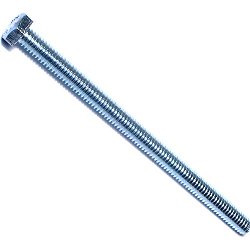 Hard-to-Find Fastener 014973244149 Full Thread Hex Tap Bolts, 5/16-18 x 5, Piece-8, zinc