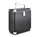 Produktbild GPO CASE7 Tragbares Aufbewahrungsbox für 7" Schallplatten , schwarz