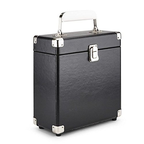 Preisvergleich Produktbild GPO CASE7 Tragbares Aufbewahrungsbox für 7" Schallplatten , schwarz
