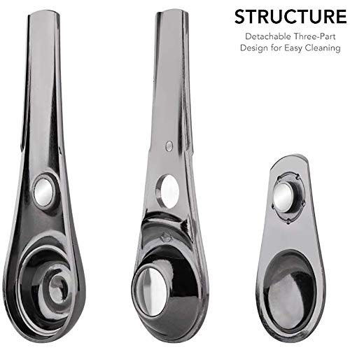 Portable Creative Small Tools Pipe with Stainless Steel Screen fiters,Good Gift (Northern Lights)