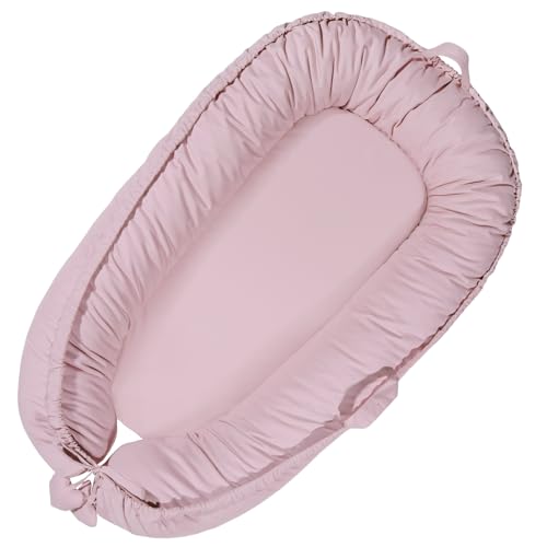 Baby Lounger for Newborn 0-24 Months, Infant Lounger with Soft Br...