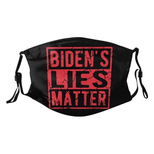 Biden'S Lies Matter Adult Dust Mask Adjustable Dust Face with 2 Filter59