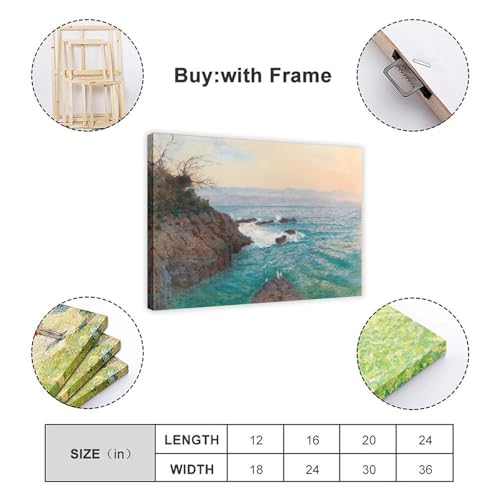 Impression sur toile Alfred Zoff pour décoration murale de bureau et salon - 2