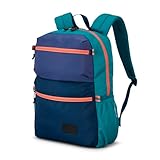 High Sierra Everclass Backpack - Travel or Work Laptop Bookbag with 360° Reflectivity, Dual Water Bottle Pockets & Fits Laptops Up To 15.6”, One Size, Dusk Purple/True Navy/Sea
