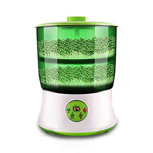 PICKME Bean Sprouts Machine, LED Display Time Control, Intelligent Automatic Bean Sprouts Maker, Seed Grow Cereal Tool