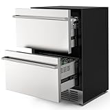 Mojgar 24 Inch Under Counter Drawer Beve...