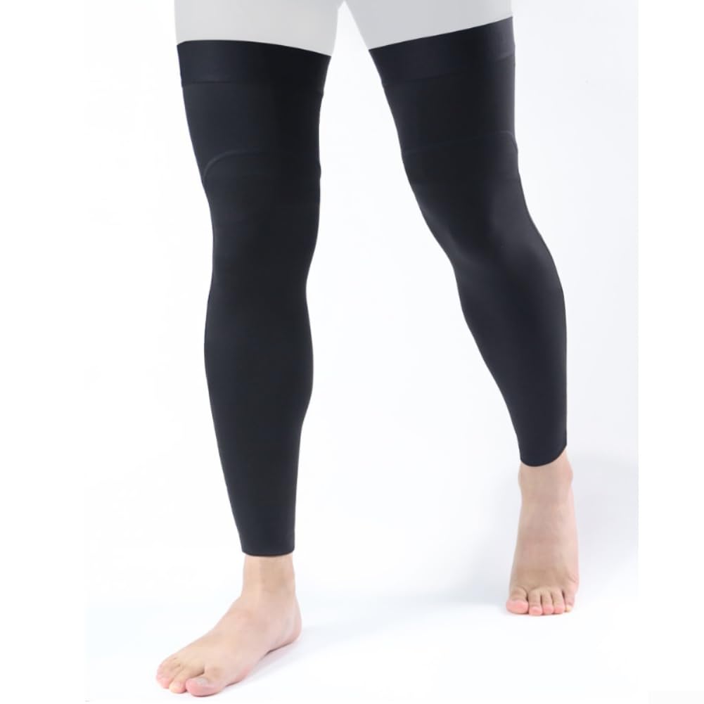 Jambières de cyclisme, manches thermiques antidérapantes pour homme de 50 à 95 kg, doublées de polaire, chaudes, à séchage rapide, pour l'automne et l'hiver