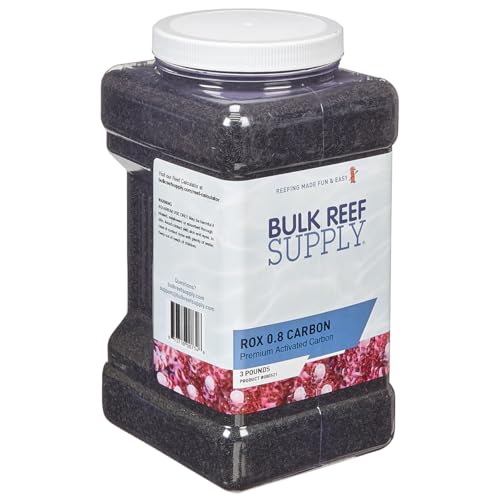 Image of Bulk Reef Supply Premium ROX 0.8 Aquarium Carbon for Freshwater & Saltwater Aquariums (1 Gallon)