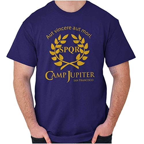 Brisco Brands Camp Jupiter SPQR Greek Mythology Graphic T Shirt Men or Women
