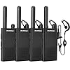 Baofeng T26 Walkie Talkies Long Range, Rechargeable Li-ion Battery 16 FRS Channel Two Way Radios with Earpieces for Adults, Handheld Mini Compact Walky Talky with Type-C Charging
