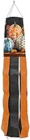 Vista 6 de Calabazas blancas y negras de otoño Windsock Wind Twister 40" x 6" Briarwood Lane