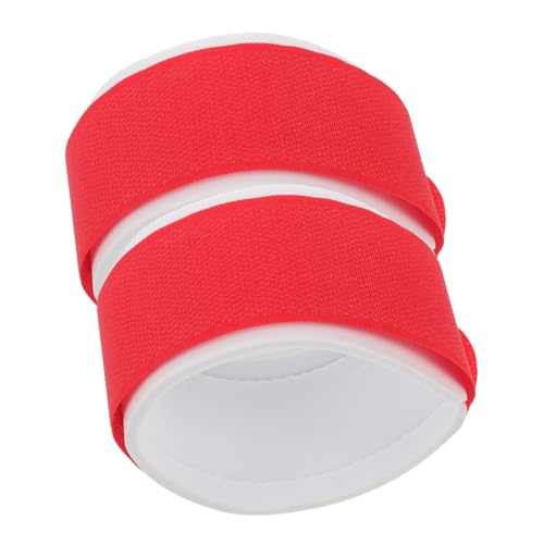 BESPORTBLE Ski Straps Fasteners for Snowboard 2pcs Sled Fixing Strap Red 38*450mm Sturdy Nylon Ski and Snowboard Vice