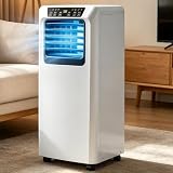 ZenSeFarin unità di Condizionamento d'Aria Condizionatore d'Aria Portatile con Telecomando, 3-in-1-Cooling, Timer 24h, Deumidificatore E modalità Sonno AC, Aria Condizionata con Display Digitale