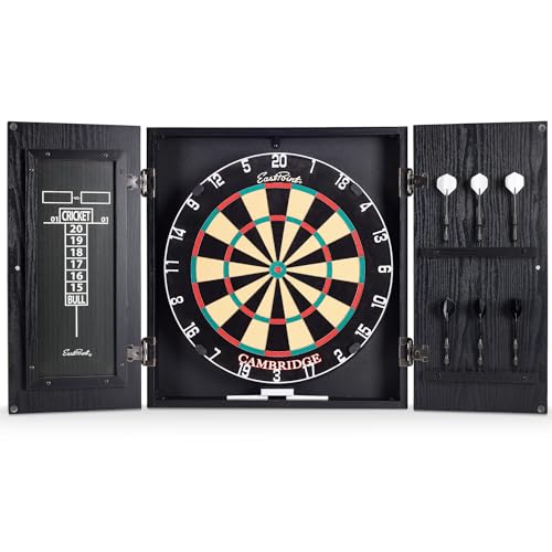 EastPoint Sports Cambridge Bristle Dartboard & Cabinet Set