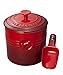 ル・クルーゼ フードコンテナ ペットフード・コンテナー 犬 猫 チェリーレッド