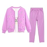 1.Klassisch 2-Teilig Bekleidungsset( Shirt/Trainingsshirt/Langarmshirt/Sweatshirt, Jacke/Sweatjacke, Hose/Trainingshose/Sprothose) Sportanzug Trainingsanzug Jogginganzug Outfit-Set für Kinder zur Sport, Jogging, Training, Freizeit in Frühling und Herbst( Wichtigeste: Bitte beachten Sie die genauer Größentabelle unter Beschreibung der Produkt vor Bestellen)