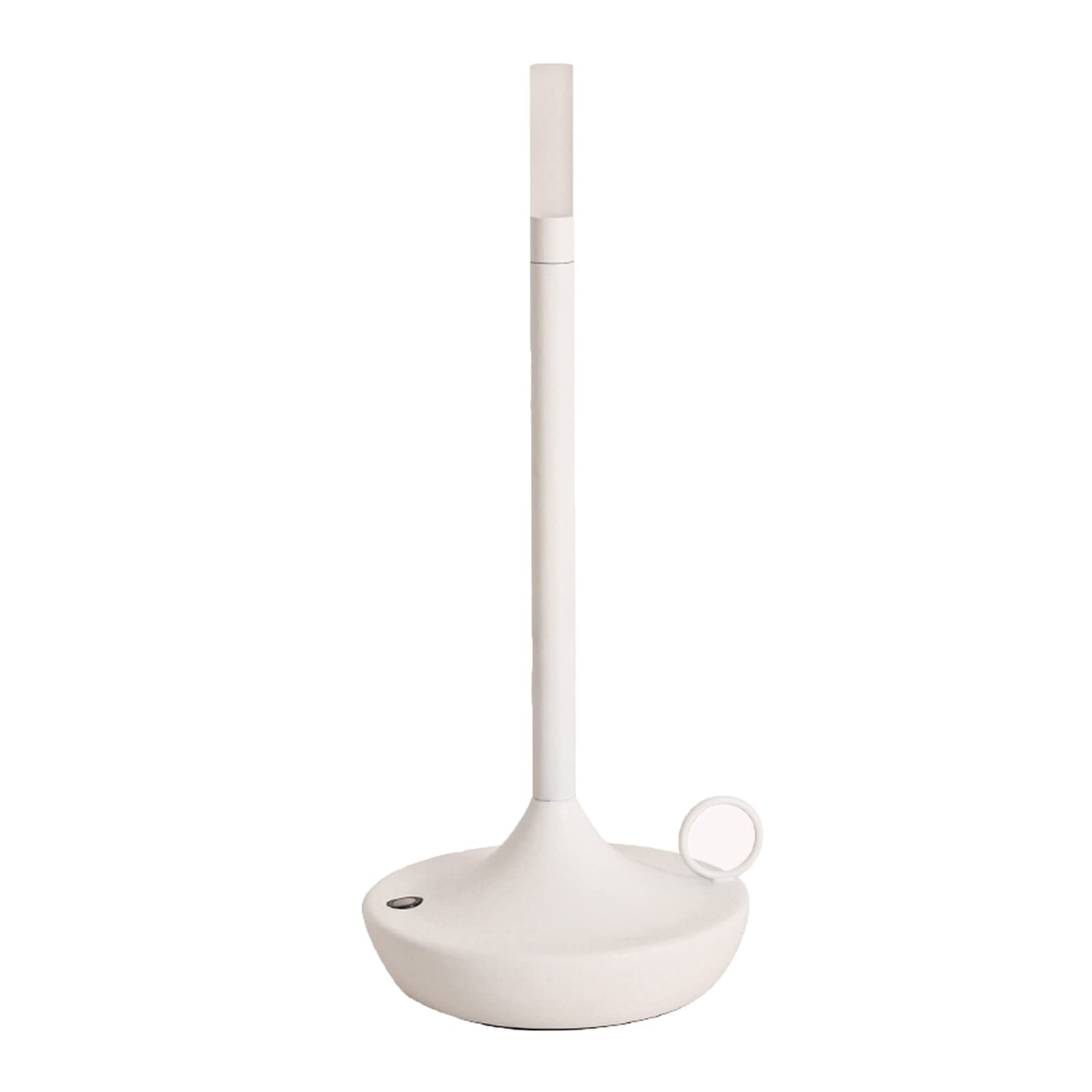 Tocco Portatile, Batteria Luci Tavolo cordone Luce a Livelli, Lampada Comodino in Metallo per la della da Letto Hotel Camera Ristorante Outdoor ， Argento