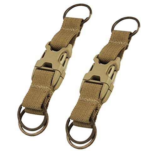 BESPORTBLE 2 Fivelas de LiberaÃ§Ã£o Lateral RÃ¡pida para Correias de Mochila Tiras de Embalagem Five