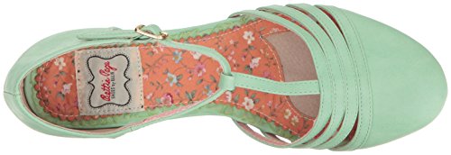 Bettie Page Women's Bp254-lucy Spectator Pump, Mint, 9 M US