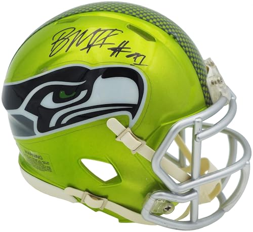 Byron Murphy II Autographed Seattle Seahawks Flash Speed Mini Helmet MCS Holo Stock #235603 - Autographed NFL Mini Helmets
