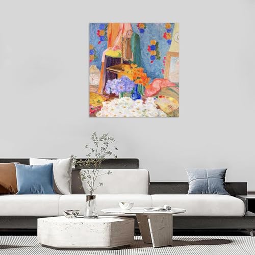 Impression sur toile Tarsilla Do Amarral Fleurs reproduction d'art haut de gamme - 4