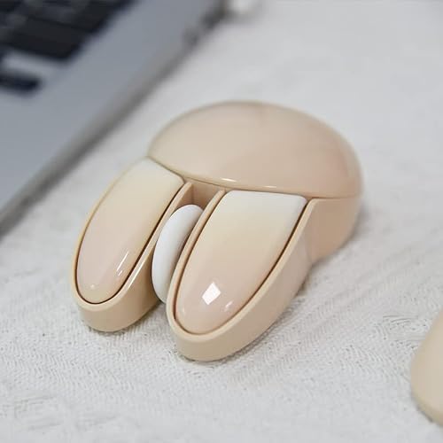 Cute Colorful Wirless Mouse,2.4G Slim Cordless Mice, Silent Click And Usb Receiver For Laptop, Desktop, Pc, Macbook Coffee #TOP1