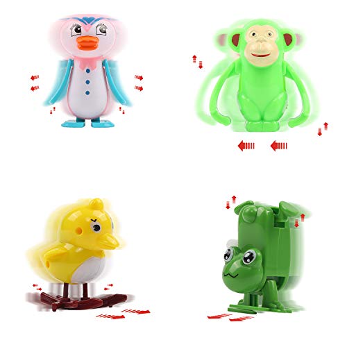FUNNISM 24 Pieces Assorted Wind-up Toys for Kids Party Favors Children's Birthdays Gifts, Goodie Bags, Prizes