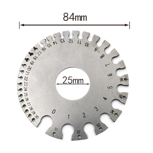 Medidor de Espesor y Diámetro de Alambre de Acero Inoxidable miniatura 2