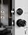 Goldenwarm 1 Pack Entry Door Locksets with Deadbolt, Keyed Alike Matte Black Exterior Door Knobs with Single Cylinder Deadbolt, Stainless Steel Front Door Handle Sets