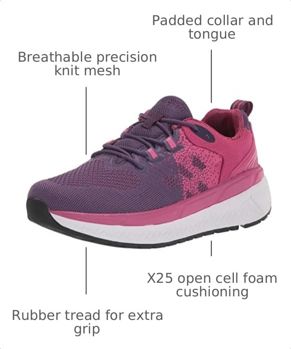 Image of Propet Womens Ultra Lace Up Sneakers Shoes Casual - White