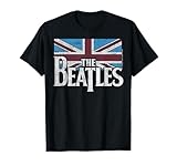 The Beatles British Flag Red,white, and Blue T-shirt