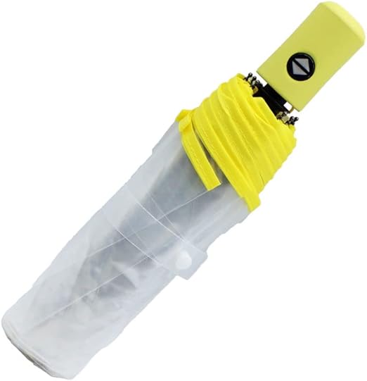 Amazon ビニール傘 かわいい おしゃれ 折り畳み傘 ワンタッチ ジャンプ 軽量 コンパクト 自動開閉 イエロー イエロー 折りたたみ傘 通販