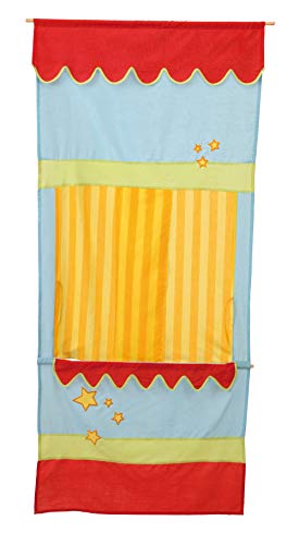 roba Tür Kasperletheater, platzsparendes Kinder Puppentheater, Kaspertheater zum Aufhängen