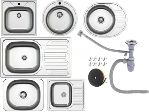Faizee Home | Edelstahlspüle – Robuste Einbauspüle für Küche mit...