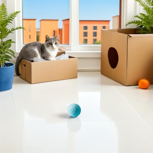 Juguete interactivo para gatos con batería de litio integrada RUNROTOO 8