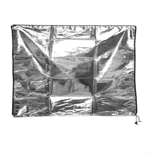 ZWEquipint Cubierta protectora para telescopio Oxford 420D para polvo, agua, sol, protección contra todo tipo de clima, revestimiento chapado en plata, resistente al viento, cordón plegable
