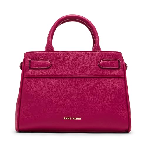 Image of ANNE KLEIN WOMENS MIDI CHAIN SATCHEL WITH CONVERTIBLE STRAP