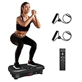 Moziel Plateforme Vibrante Perte de Poids, Plaque Vibrante Oscillante avec Moteur Puissant...