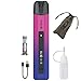 Produktbild E-Zigaretten-Starter-Set, Authentic Smok Nfix Pro Kit Eingebauter 700-mAh-Akku, OLED-Bildschirm-MTL-Vaping-Pod-System Vape-Kit, ohne E-Liquid, ohne Nikotin (Blau Lila)