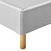 ZINUS GOOD DESIGN Award Winner Justina Metal Mattress Foundation, 16 Inch Platform Bed, No Box Spring Needed, Full, Grey
